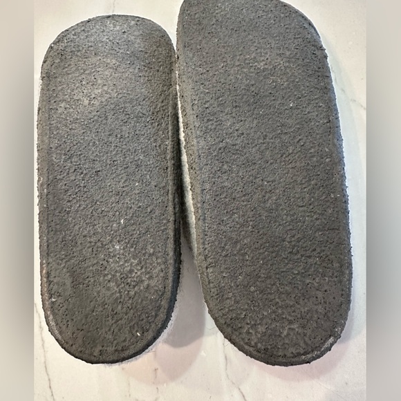 BIRKENSTOCK Zermatt Shearling Slippers Clogs Light Gray Wool Felt UK 40/US 9 - Picture 12 of 16